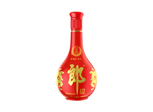 黄冈红花郎红十郎酒回收